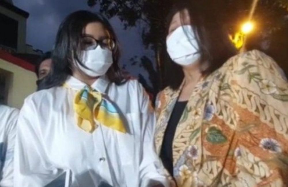 Istri Irjen ferdy Sambo, Putri Candrawathi di Mako Brimob, Depok.