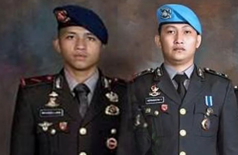 Foto Bharada E dan Brigadir J.