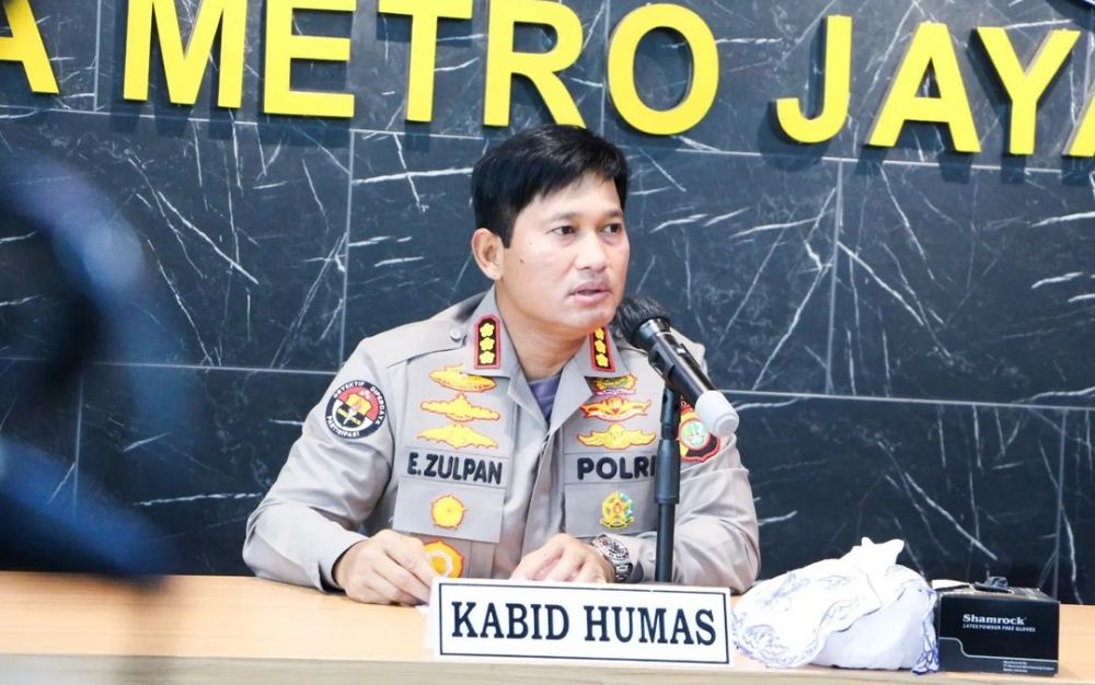 Kabidhumas Polda Metro Jaya Kombespol Endra Zulpan. 