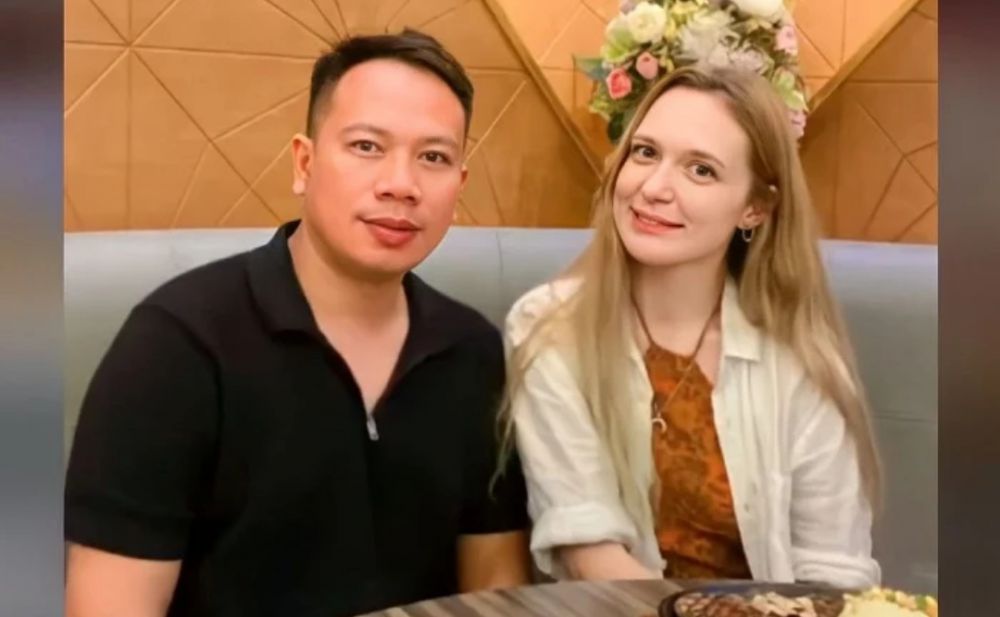 Vicky Prasetyo dan Alena, bule cantik Rusia.