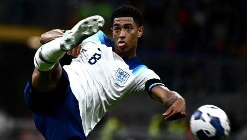 Gelandang muda Timnas Inggris yang saat ini membela Borussia Dortmund, Jude Bellingham.