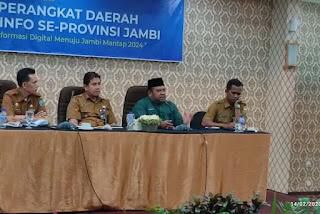 Kepala Diskominfo Batanghari Jadi Pembicara Rapat Forum Perangkat Daerah di Jambi