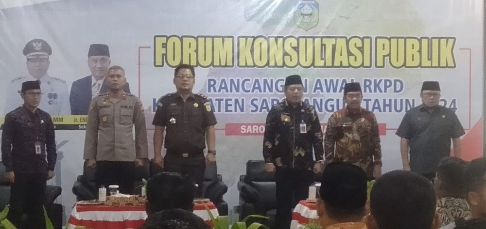 Pemkab Sarolangun Gelar Forum Konsultasi Publik RKPD