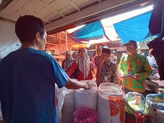 Pastikan Bahan Pokok Tidak Naik, Tim TPID Batanghari Sidak Pasar Keramat Tinggi