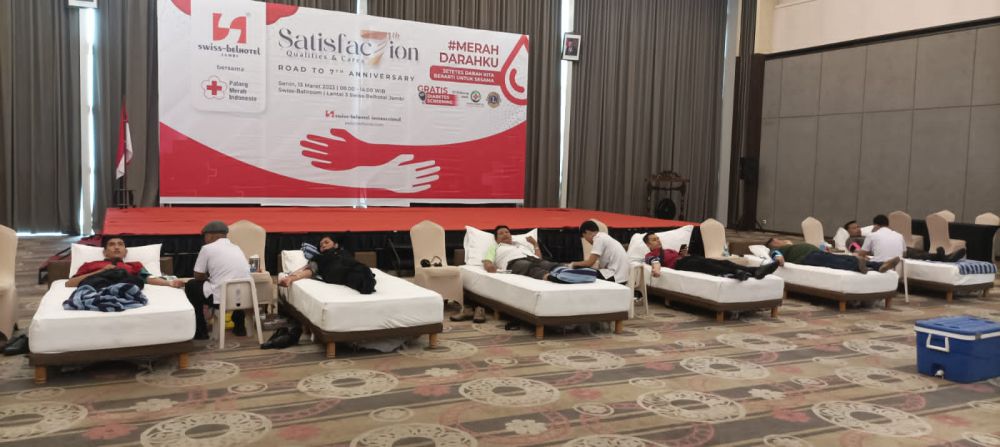 Swiss-Belhotel Jambi Gelar Aksi Donor Darah