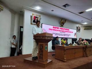 Bupati Fadhil Arief dan Wabup Bakhtiar Hadiri Paripurna DPRD