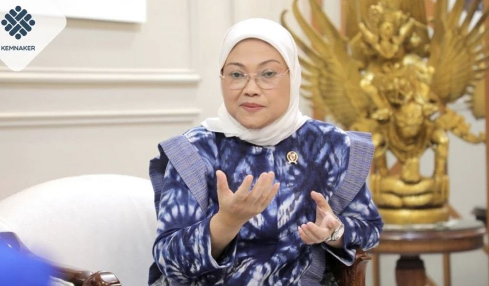 Menteri Ketenagakerjaan (Menaker) Ida Fauziyah.