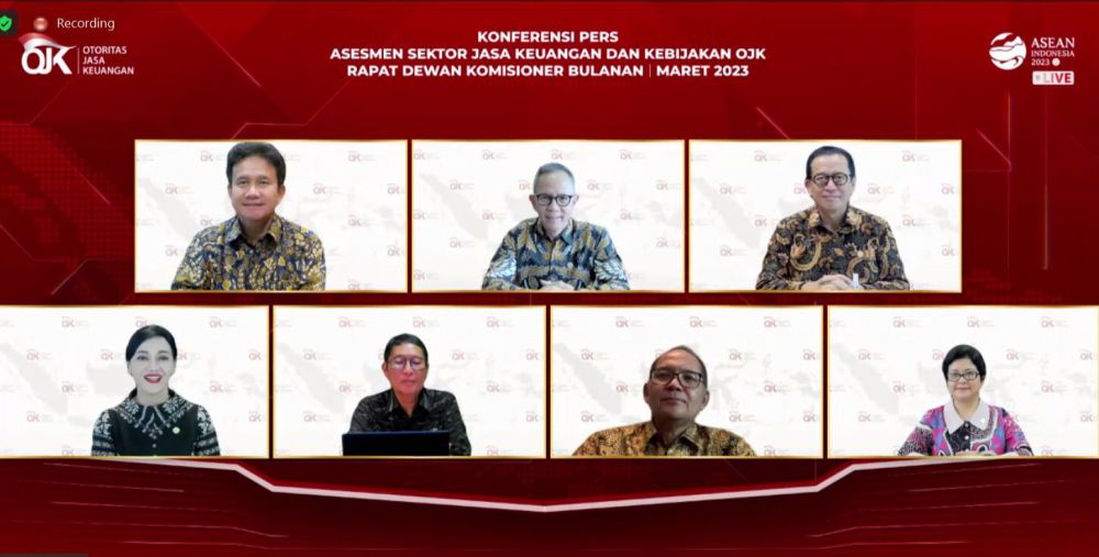 Rapat Dewan Komisioner Bulanan Otoritas Jasa Keuangan (OJK) pada 29 Maret 2023 