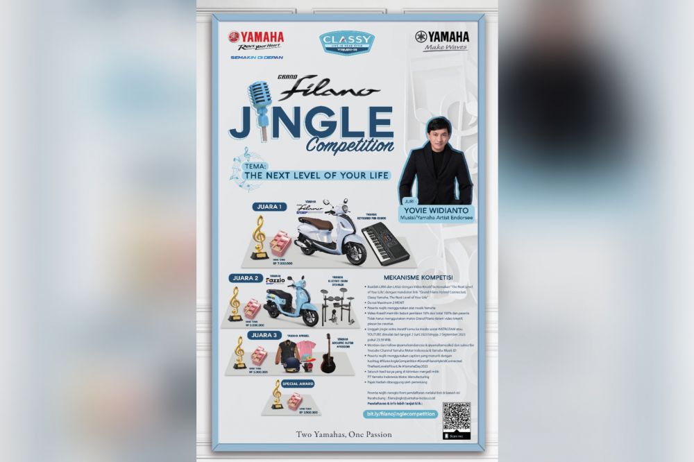Yamaha Motor dan Yamaha Musik Buka Grand Filano Jingle Competition di Event Java Jazz 2023