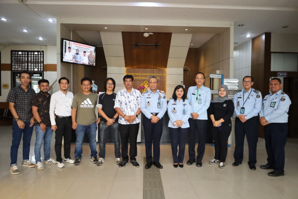 SMSI Provinsi Jambi Gelar Silaturahmi Bersama Kakanwil Kemenkumham Jambi