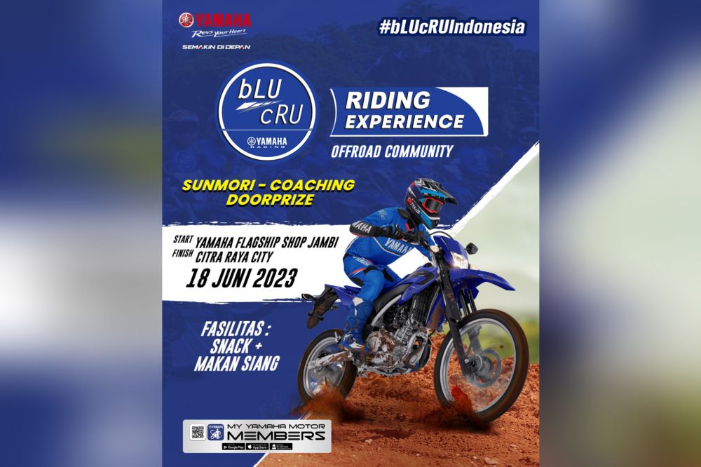 Siap - Siap, Yamaha Jambi Akan Adakan Blu Cru Riding Experience Untuk Konsumen WR 156