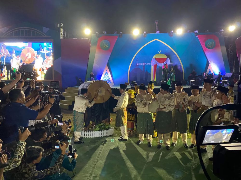 Ribuan Masyarakat Sarolangun Saksikan Malam Final MTQ Provinsi Jambi Cabang Tilawah Remaja dan Dewasa