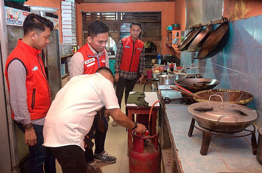 Pertamina Sidak Rumah Makan dan Hotel di Jambi, Komitmen Salurkan LPG Tepat Sasaran