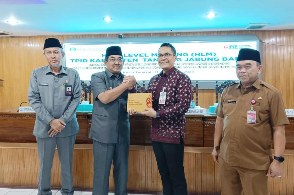 Pemkab Tanjab Barat Bersama Perwakilan BI Provinsi Jambi Gelar HLM TPID