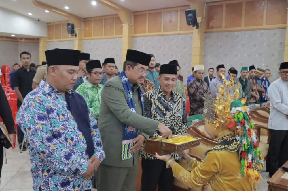 Bupati Tanjab Barat Terima Audiensi Panitia Muscab IKA PMII
