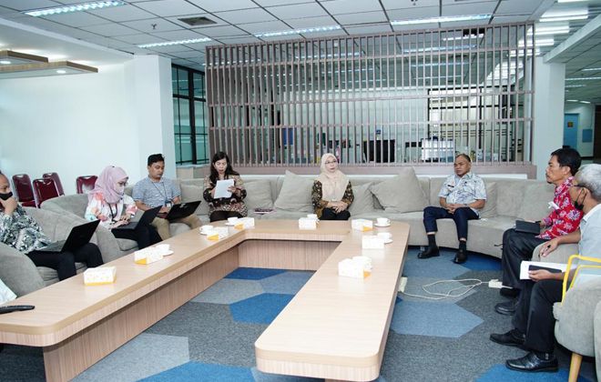 PJ Bupati Tebo Aspan bersama BKPSDM Tebo melakukan kunjungan dan konsultasi ke kantor BKN.