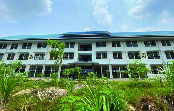 Bangunan RSUD H. Hanafie Muara Bungo yang direncakan akan memiliki ruangan khusus rehabilitasi bagi pecandu Narkoba.