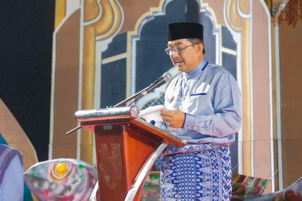 Anwar Sadat Buka Secara Resmi MTQ ke-51 Tingkat Kabupaten Tanjab Barat di Desa Dataran Kempas