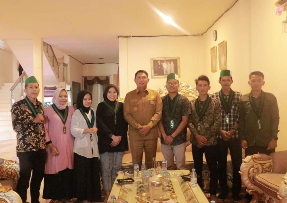 Wakil Bupati Sambut Kunjungan Silaturahmi Pengurus HMI Cabang Tanjab Barat