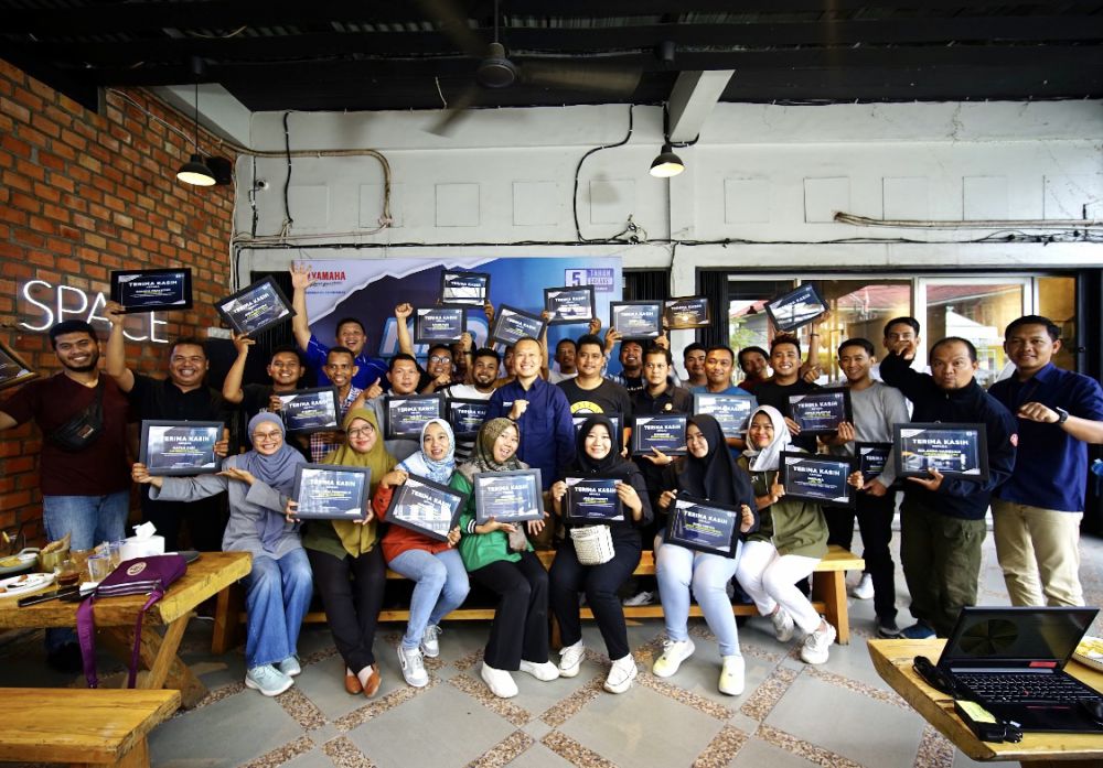 Penghujung Tahun 2023, Yamaha DSS Jambi Gelar Media Gathering Bersama Puluhan Awak Media