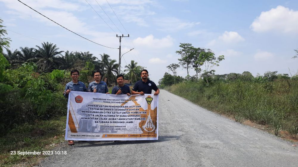 4 Dosen Saintek Unja Buat Peta Jalan Alternatif, Jadi Solusi Kemacetan Hindari Truk Batu Bara