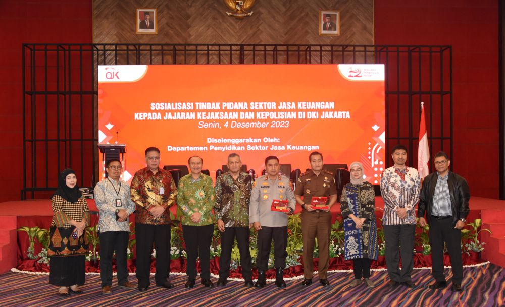 OJK Sosialisasikan Kewenangan Penyidikan Sektor Jasa Keuangan ke Jajaran Polri dan Kejaksaan