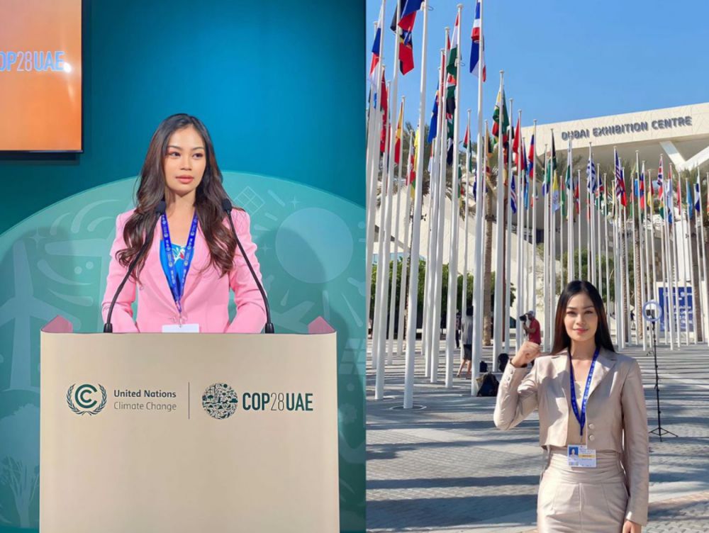 Sindy Novel Puteri Indonesia Jambi Menjadi Salah Satu Delegasi Conference Of The Parties 28 di Dubai