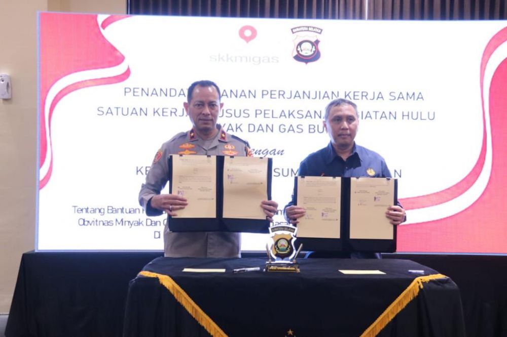 SKK Migas dan Polda Teken PKS Penguatan Keamanan Hulu Migas di Sumsel