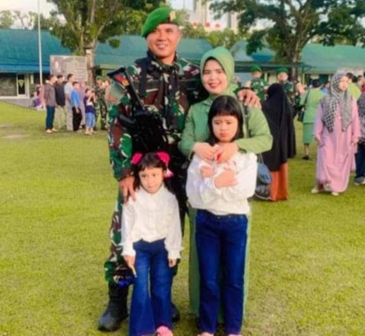 Kopda Hendrianto Prajurit TNI asal Kerinci yang Gugur di Papua Dimakamkan Sore ini