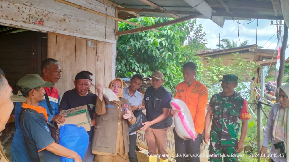 Banjir di Kabupaten Musi Rawas, KKKS Pertamina EP Pendopo Field Berikan Bantuan kepada Masyarakat Yang Terdampak