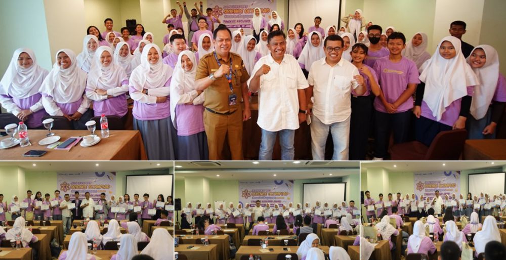 Para finalis Jambi Ekspres Science Olympiad Goes to Singapore 2023/2024 Tingkat Provinsi Jambi.