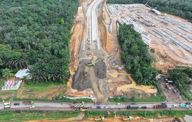 ISTIMEWA FOR SATKER JBH Jambi
Pekerjaan Tol Bayung Lencir - Tempino (Baleno) Seksi 3 di Jambi sudah mencapai 52,8 persen