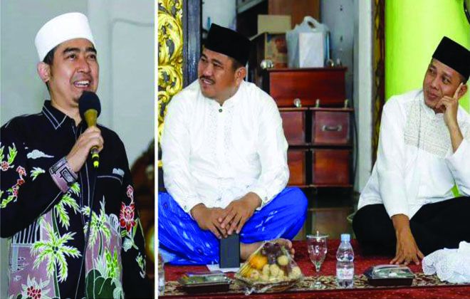 Pemkab Bungo saat menggelar Tabligh Akbar dalam rangka memperingati Isra' Mi'raj Nabi Muhammad SAW, di Masjid Agung Al Muabarak.