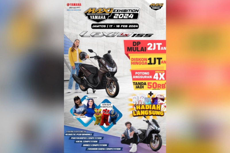 Siap Siap, Yamaha Maxi Exhibition 2024 Bakal di Gelar di Jambi
