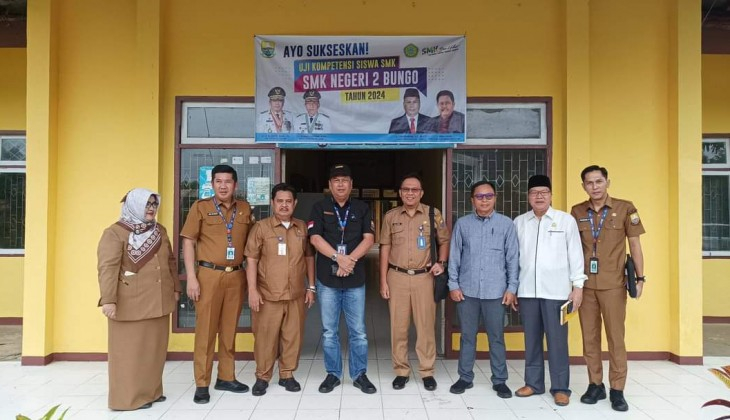 Kadis Pendidikan Provinsi Jambi Pantau Progres Persiapan Berdirinya SMK Titian Teras Bungo