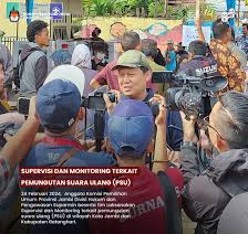 Anggota Komisi Pemilihan Umum Provinsi Jambi Divisi Hukum dan Pengawasan Suparmin beserta tim Laksanakan Supervisi dan Monitoring terkait pemungutan suara ulang (PSU) di wilayah Kota Jambi dan Kabupaten Batanghari.