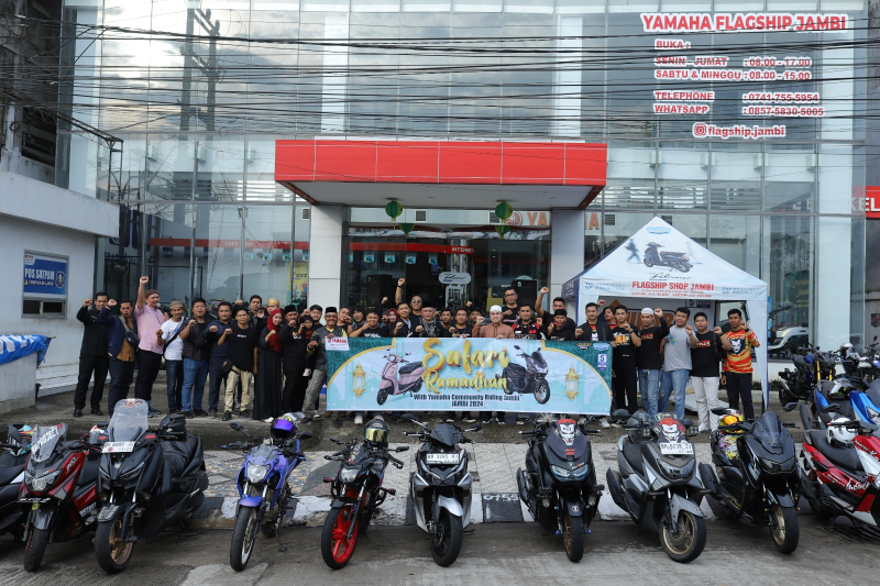 Yamaha Jambi Gelar Safari Ramadhan bersama Ratusan Riders