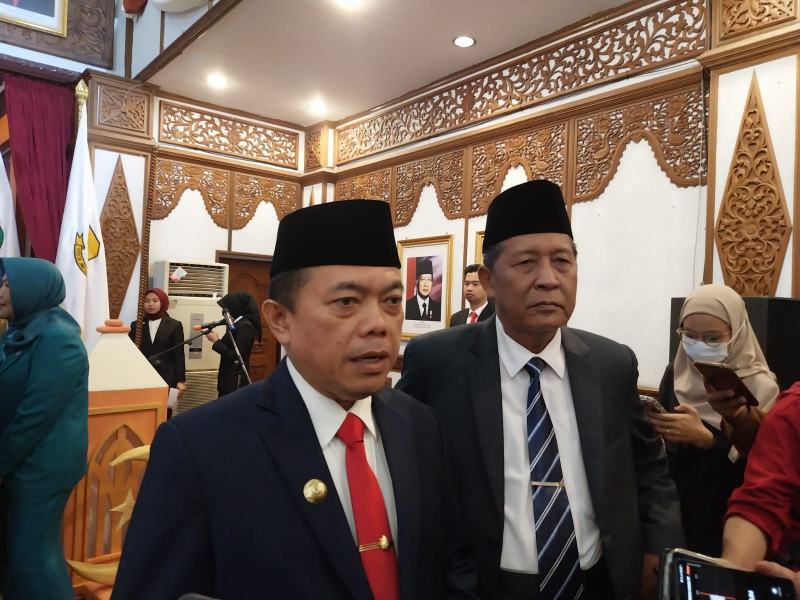 Al Haris Pesankan Jaga Pembangunan dan Kawal Pilkada Usai Lantik Pj Bupati Tebo Varial