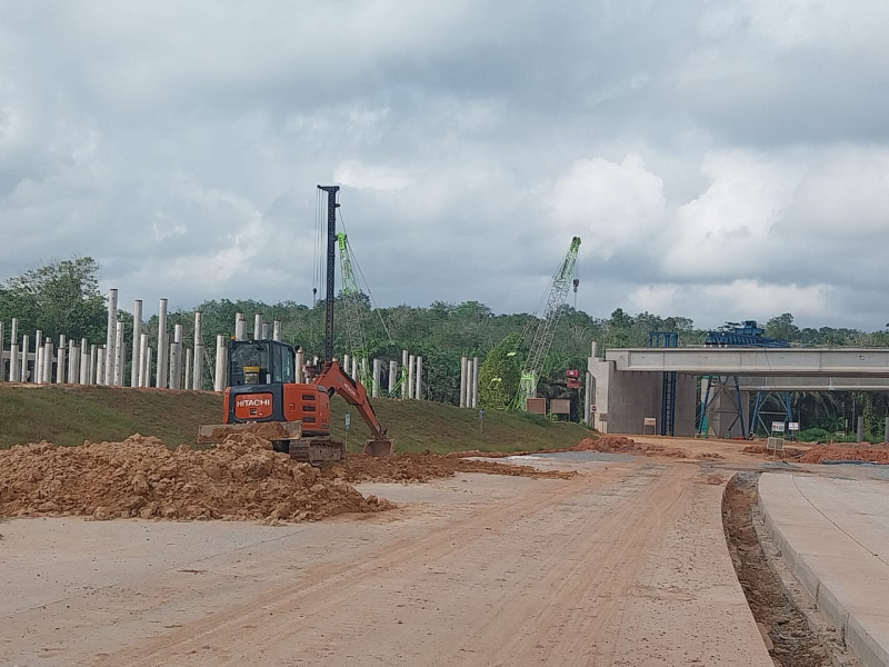 Progres Tol Jambi Baleno Seksi 3 Awal April Sudah 72 Persen, Masih Terdapat Kendala Ini