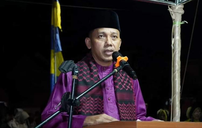 Wakil Bupati Bungo membuka MTQ tingkat Kecamatam Rimbo Tengah.