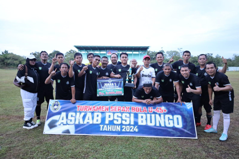 Tim Askab PSSI Bungo berhasil keluar sebagai pemenang di gelaran piala Askab PSSI Bungo.
