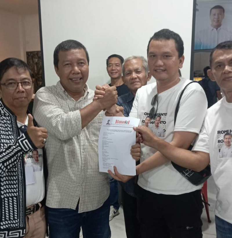 Pilgub Jambi 2024, Romi-Sudirman Dapat Dukungan Ratusan Relawan GibranKu Jambi 