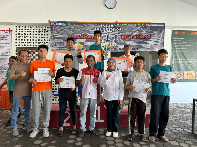 Turnamen Catur HUT ke-87 ANTARA Berhasil Munculkan Atlet Muda Berbakat