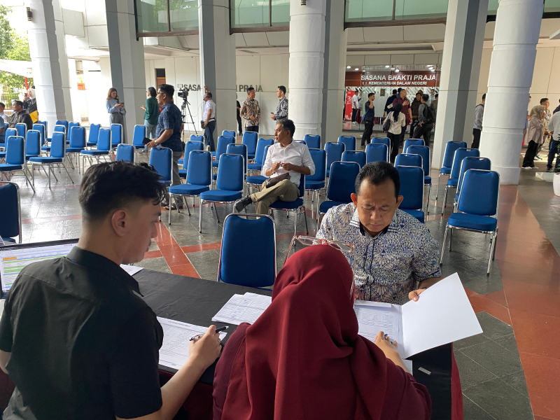 Jelang Pelantikan, BBS-Jun Cek Kesehatan di Kemendagri 