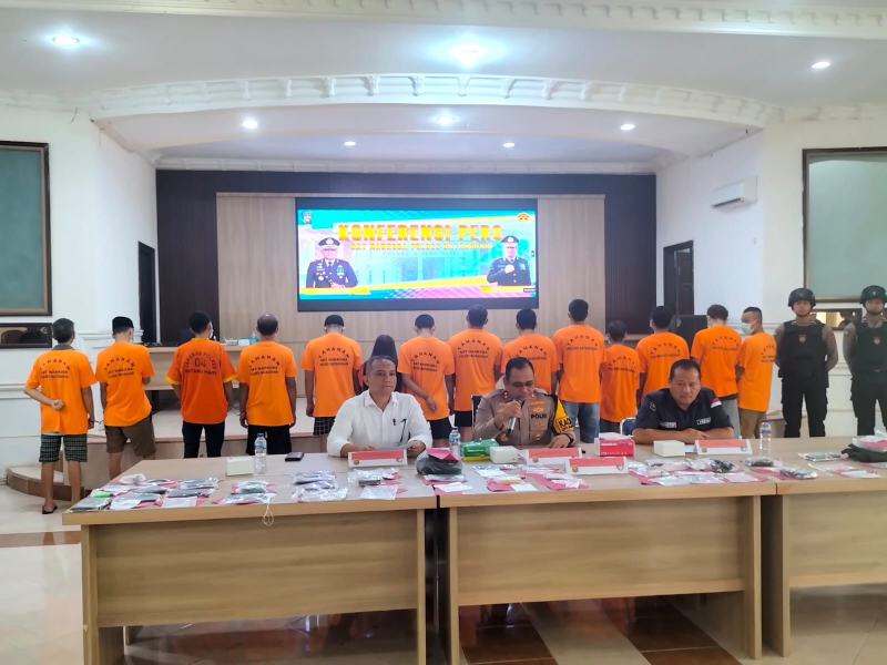 Kurun Waktu Sebulan, Satresnarkoba Polres Batanghari Amankan 14 Pelaku Tindak Pidana Penyalahgunaan Narkotika