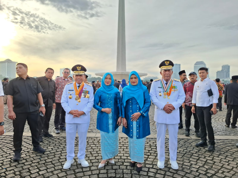 Haris-Sani Ajak Semua Elemen Masyarakat Bersatu Membangun Jambi : Pernyataan Perdana Usai Dilantik Oleh Presiden Prabowo