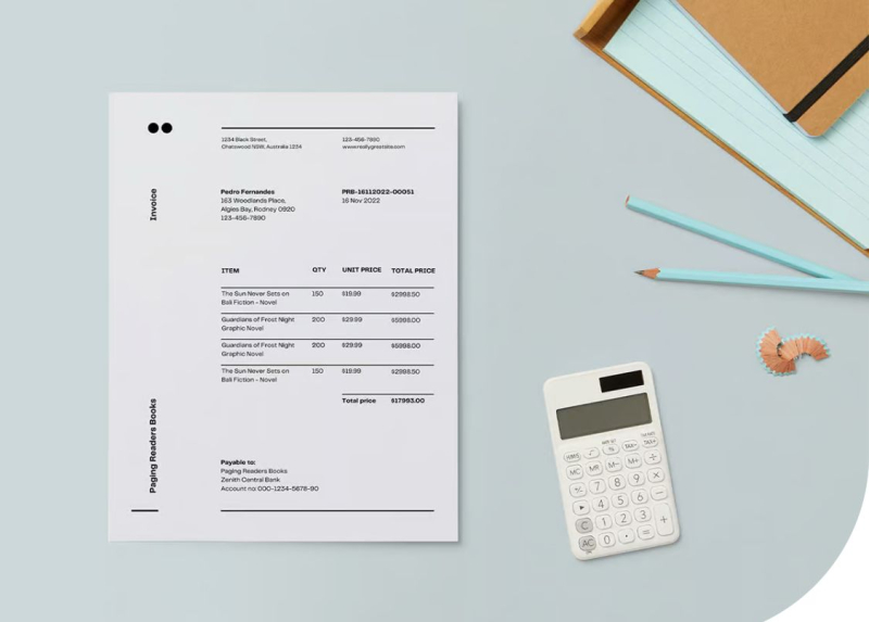 Cara Membuat Faktur di Canva untuk Pemula (H1)