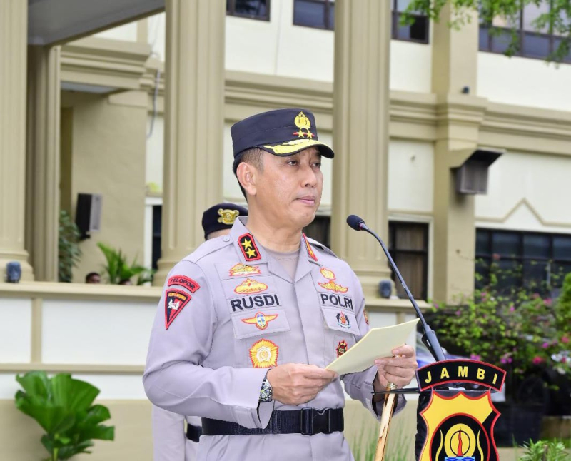 Kapolda Jambi, Rusdi Hartono.