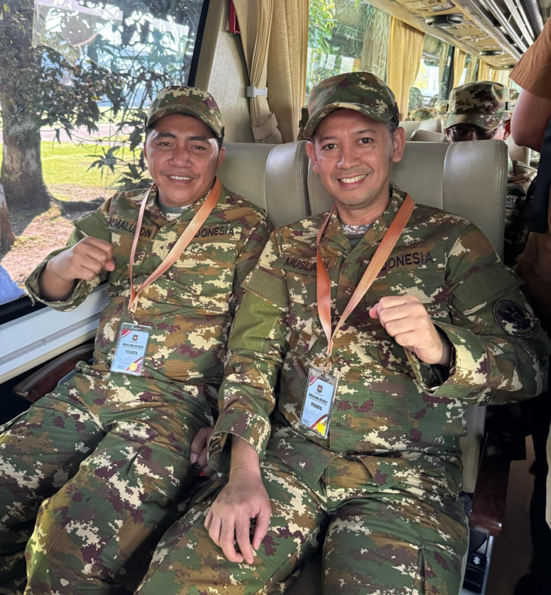 Kenakan Seragam Loreng, Wabup Tanjabtim Muslimin Tanja Tampil Gagah di Retreat Akmil Magelang