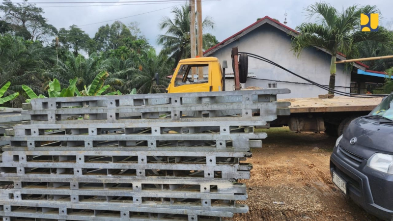 BPJN Jambi Tambah Pekerja Selesaikan Jembatan Bailey, Targetkan Minggu Jalan Amblas Bungo - Sumbar Tersambung
